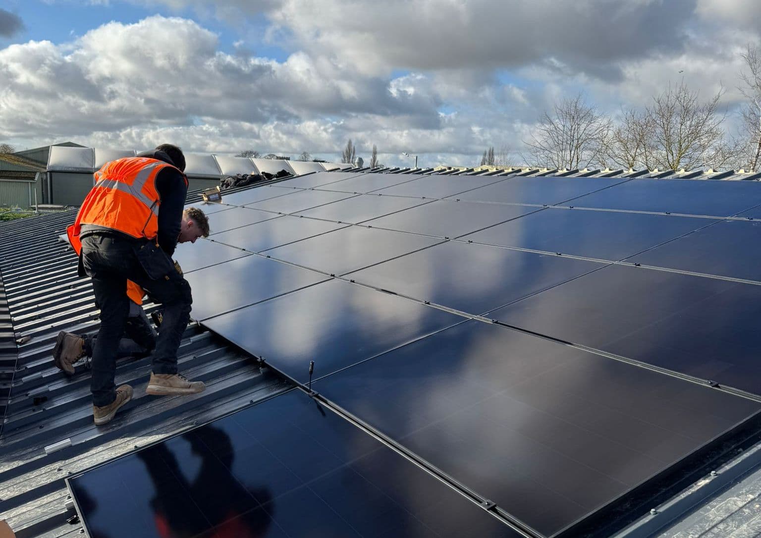 45 kW Commercial Solar Installation, photograph 7