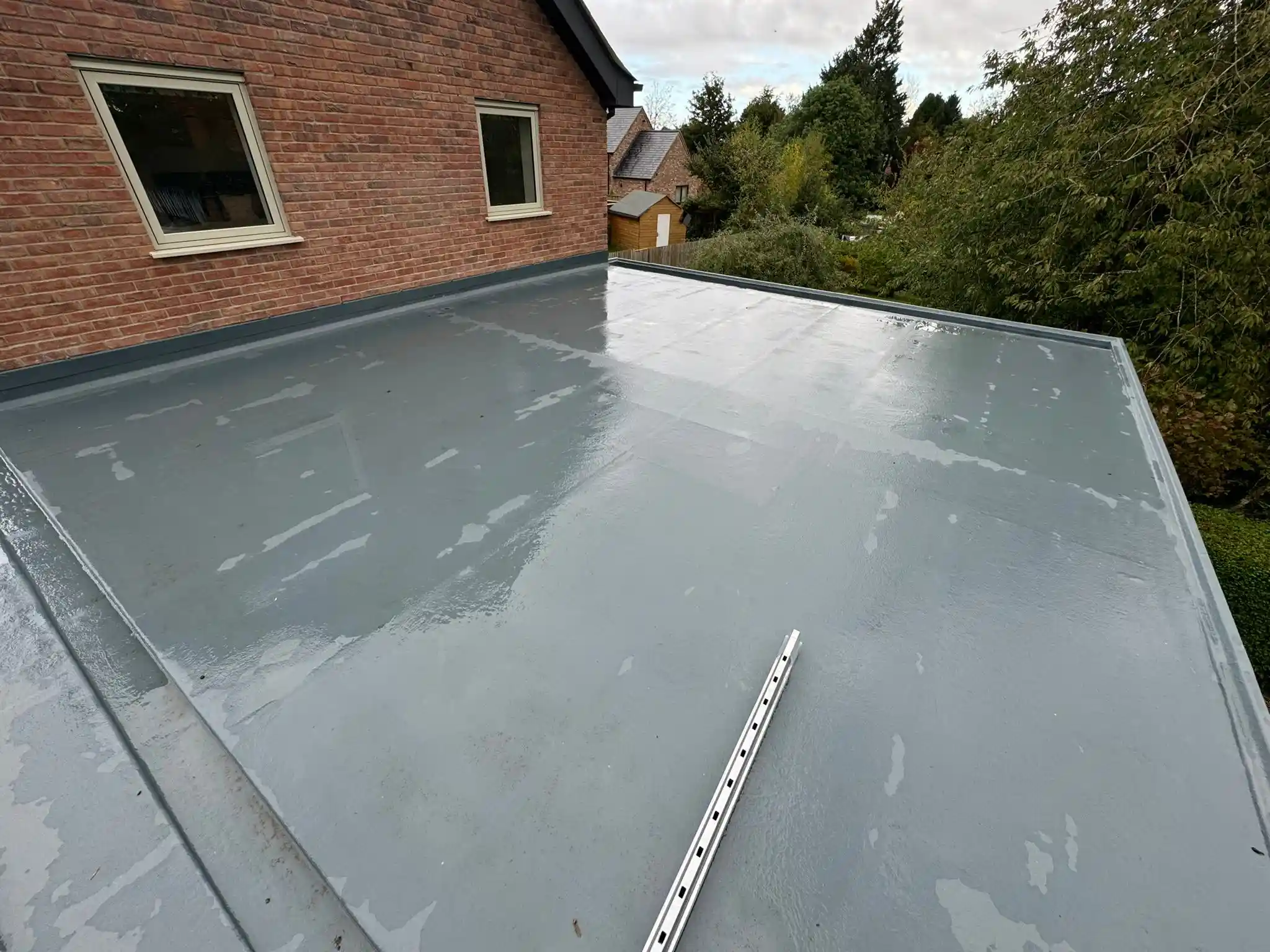 6.8kW Domestic Flat Roof Solar Installation, photograph 6