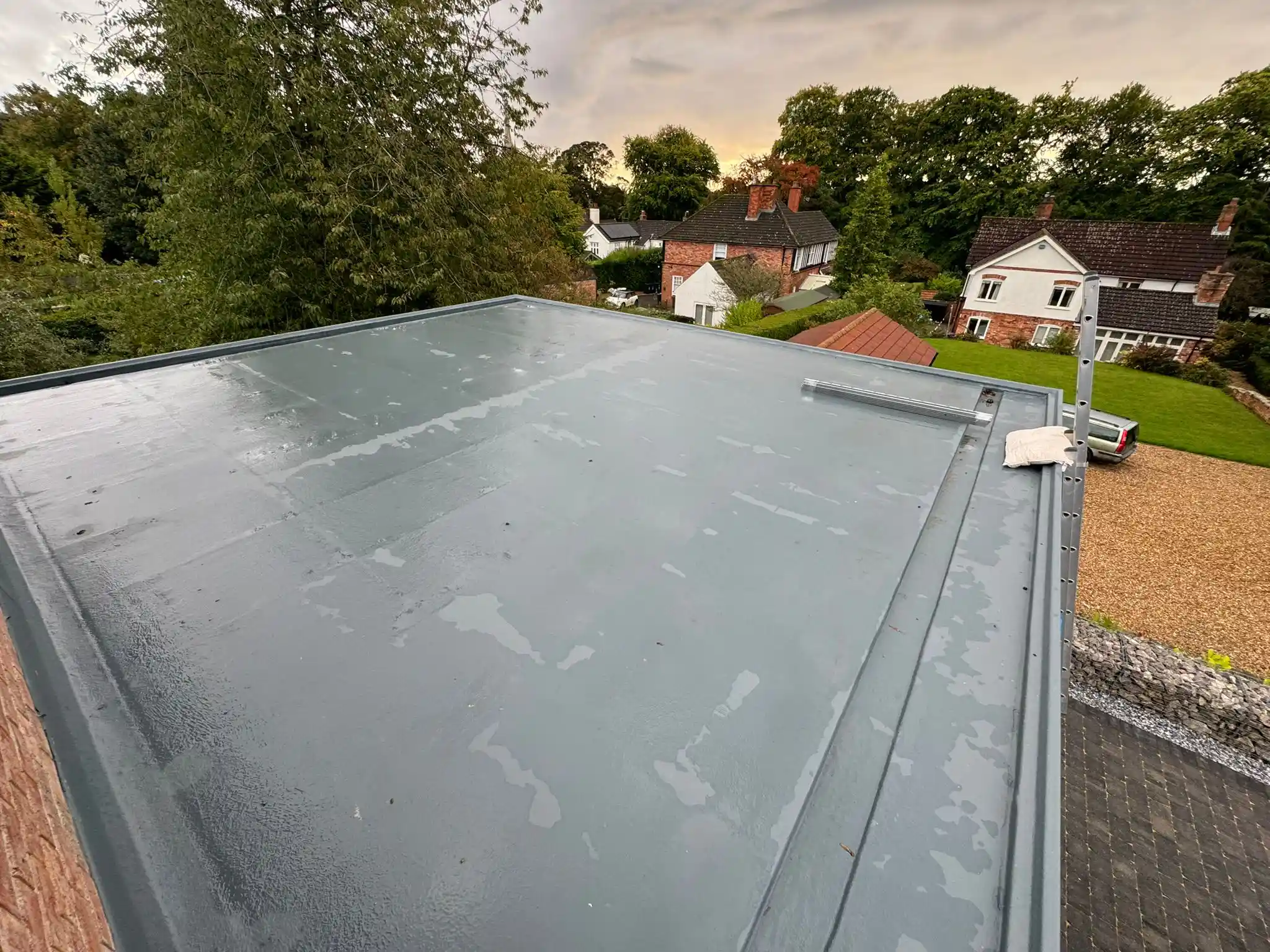 6.8kW Domestic Flat Roof Solar Installation, photograph 7