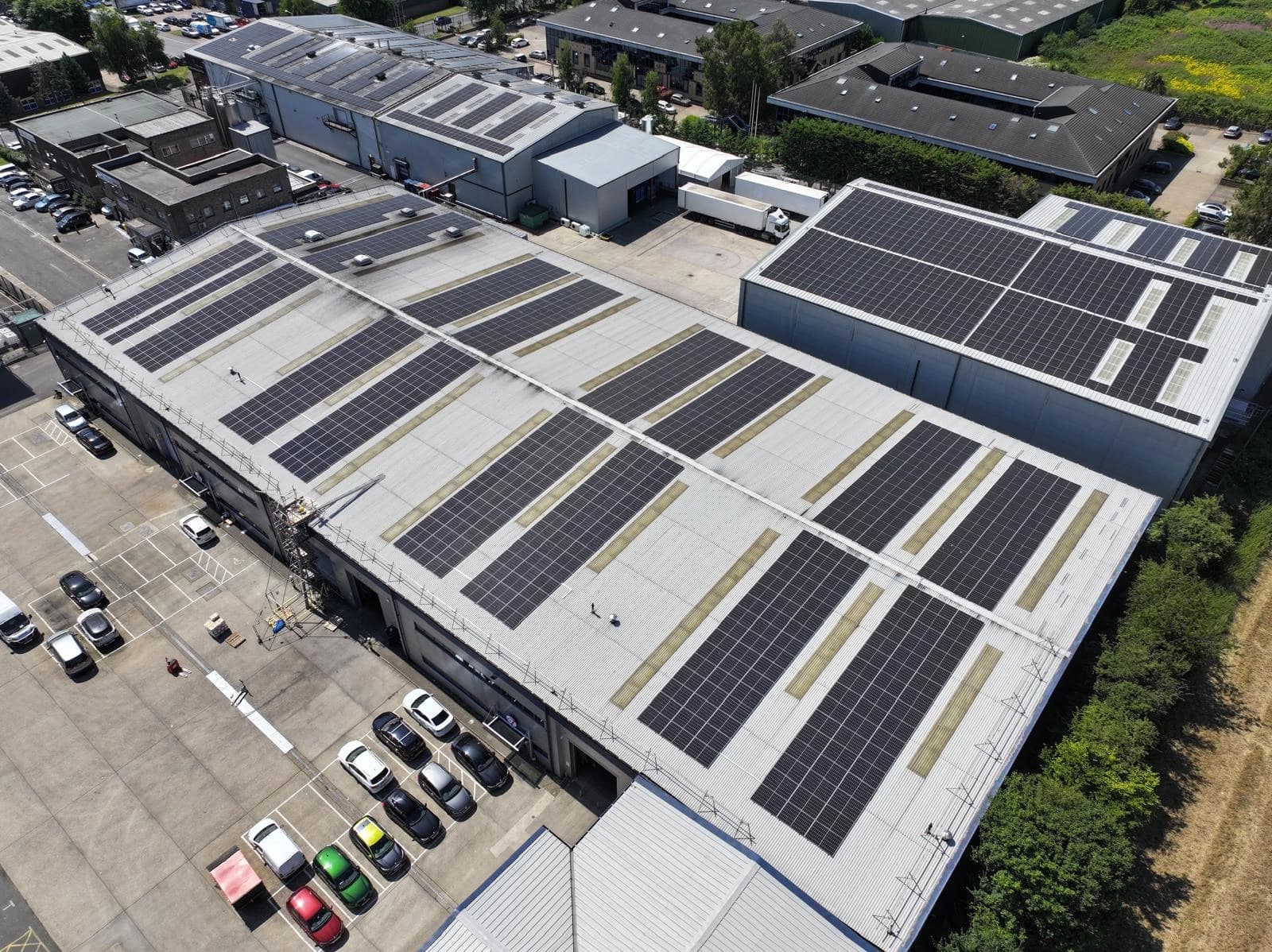 315kW Commercial Solar PV Installation, Distribution Centre Project, photograph 4